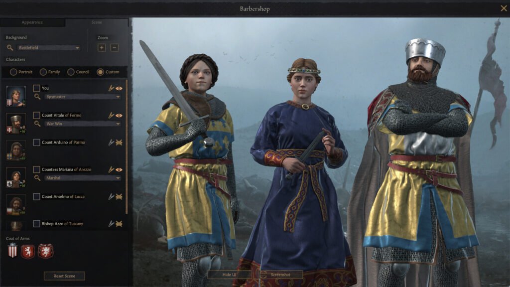 Crusader Kings 3 Charaktere 