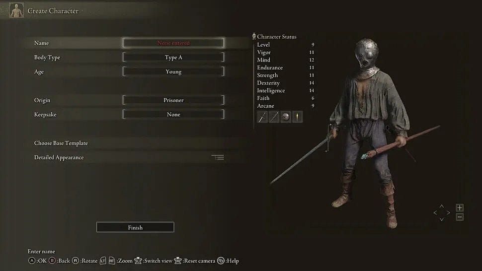 Elden Ring Classes Guide Prisoner Gamersuniverse