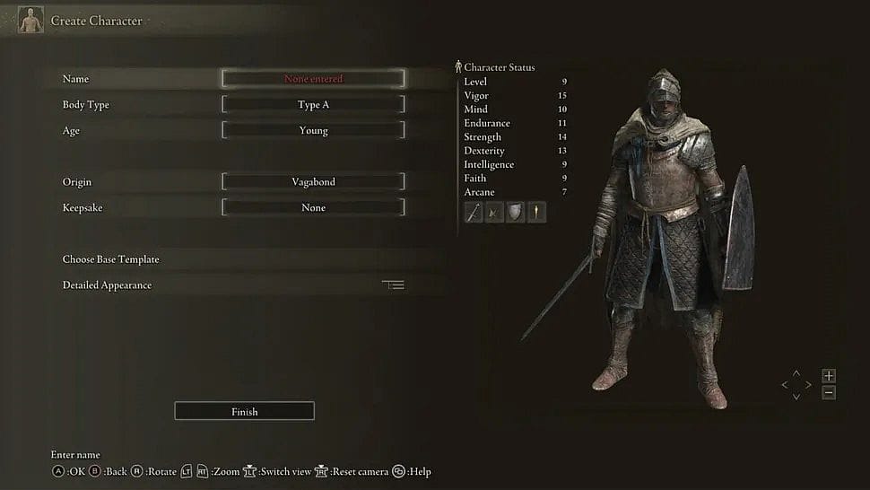 Elden Ring Classes Guide
Vagabond 
Gamersuniverse