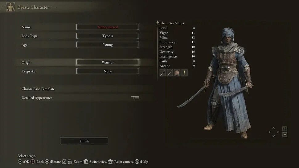 Elden Ring Classes Guide Warrior Gamersuniverse