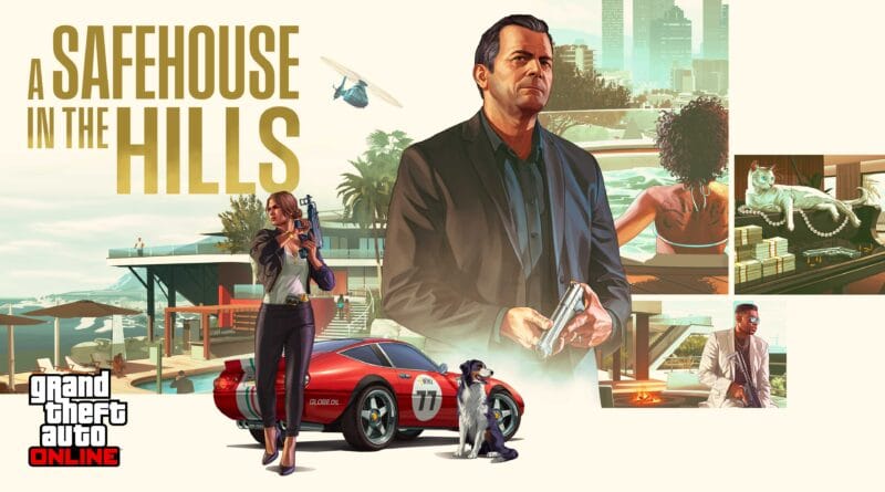 GTA Online Dropping the “A Safehouse in the Hills” DLC Bringing Mansions, Michael’s Return and a Surveillance Conspiracy on December 10