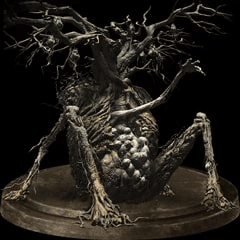 Curse-Rotted Greatwood Trophy Dark Souls 3 Boss