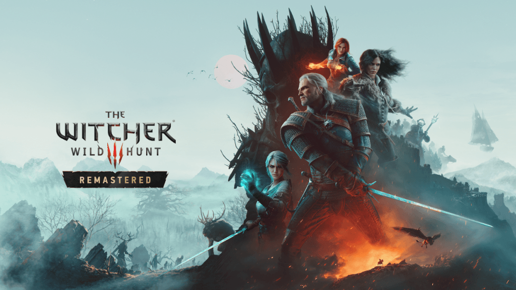 Official key art for The Witcher 3: Wild Hunt Remastered and Songs of the Past, revealed at Gamescom Opening Night Live 2026