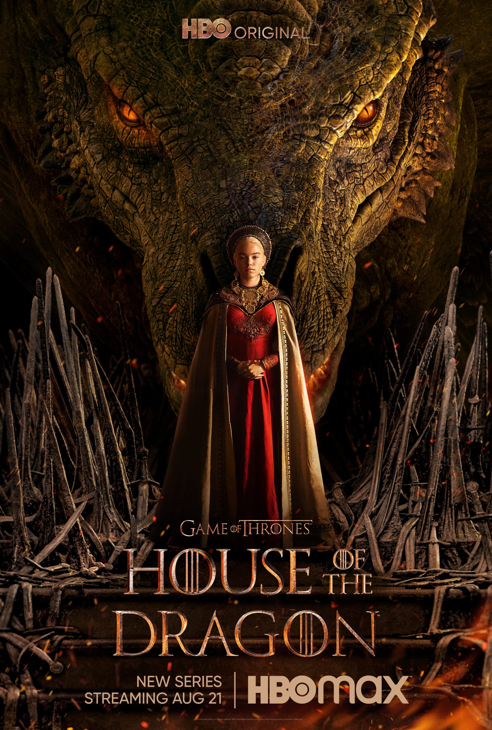 Official House of the Dragon key art released by HBO