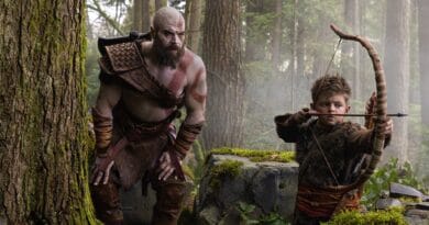 Official first-look photo of Kratos and Atreus from Amazon's God of War series
