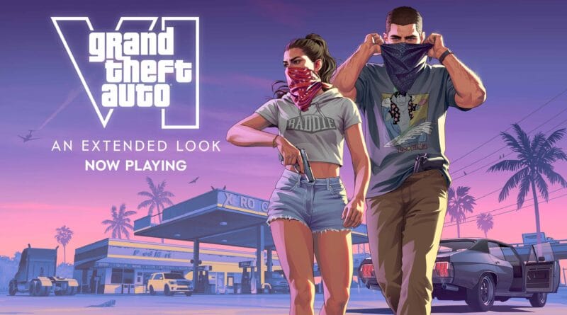 Official key art for Grand Theft Auto VI: An Extended Look, Rockstar's Netflix gameplay premiere on August 27