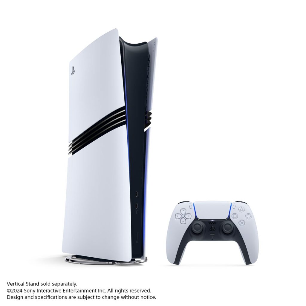 Official photo of the PlayStation 5 Pro console