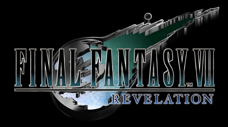 Final Fantasy VII Revelation key art showing Cloud and party