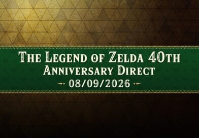 Pre-show banner for The Legend of Zelda 40th Anniversary Direct on September 8 2026
