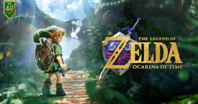 Official banner for The Legend of Zelda: Ocarina of Time on Nintendo Switch 2, marking the series' 40th anniversary