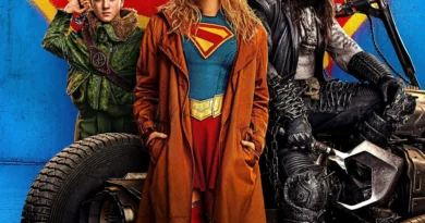 Supergirl 2026 official poster with Milly Alcock, Eve Ridley, Jason Momoa and Krypto