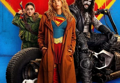 Supergirl 2026 official poster with Milly Alcock, Eve Ridley, Jason Momoa and Krypto