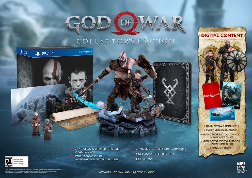 God of War Collector's Edition official box, PlayStation Blog