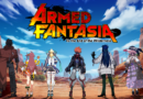 Armed Fantasia key visual artwork showing the game's Westernpunk world and characters