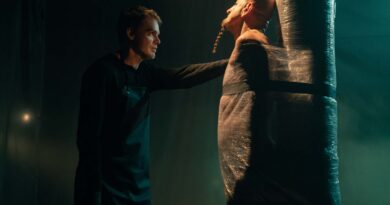 Michael C. Hall as Dexter Morgan in his kill room in Dexter: Resurrection Season 2