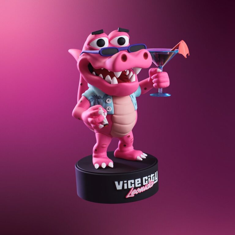 GTA 6 Collector's Edition Vice City Collection Macca the Gator figure with stash compartment