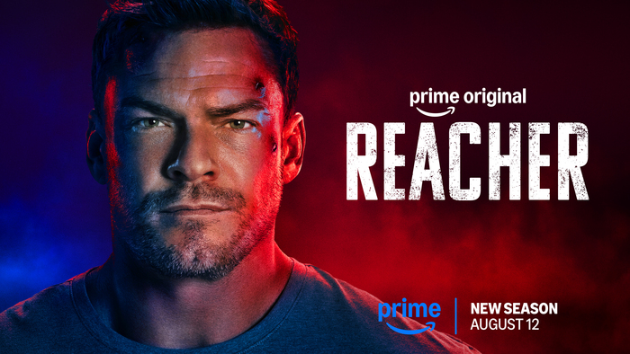 Alan Ritchson as Jack Reacher in official Season 4 key art for Prime Video's Reacher