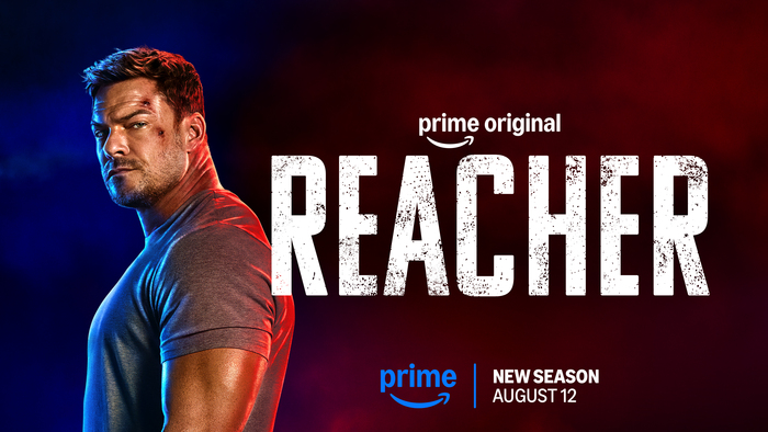 Alan Ritchson as Jack Reacher in official full-body Season 4 key art for Prime Video's Reacher