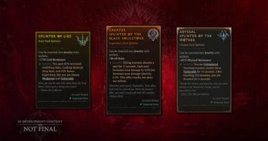 Official Diablo IV screenshot showing the new Rebirth character feature in Season 15