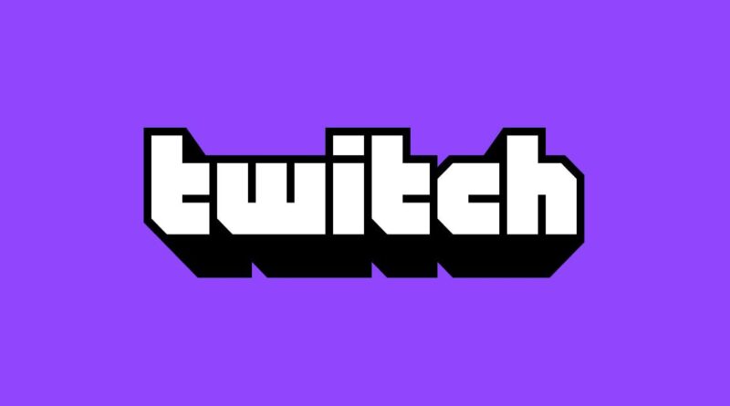 Twitch logo on purple background