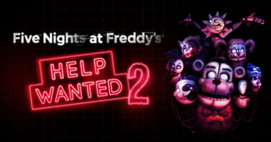Key art for Five Nights at Freddy's: Help Wanted 2 showing Freddy, Bonnie, Chica, and Foxy