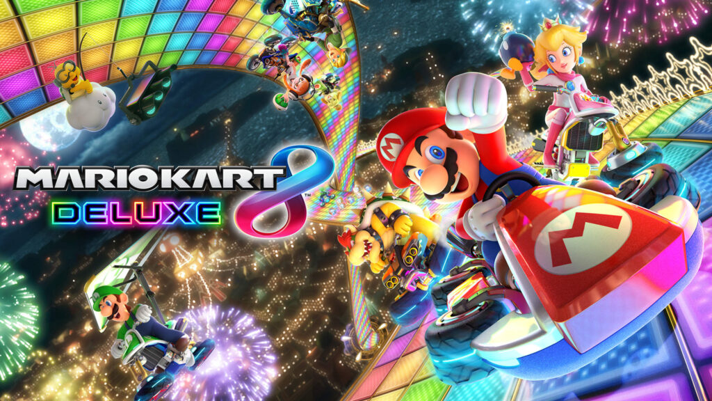 Box art for Mario Kart 8 Deluxe on Nintendo Switch