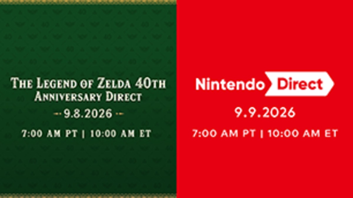 Official key art for the Legend of Zelda 40th Anniversary Direct and Nintendo Direct September 2026