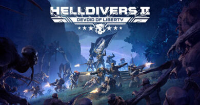 Helldivers 2 key art showing armored Helldivers soldiers