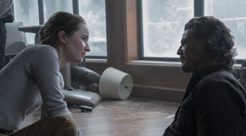 Official HBO photo of Kaitlyn Dever as Abby and Pedro Pascal as Joel in The Last of Us