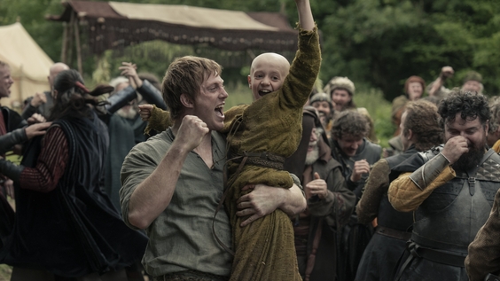 Production still from A Knight of the Seven Kingdoms, directed by Owen Harris