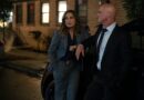 Capt. Olivia Benson (Mariska Hargitay) and Det. Elliot Stabler (Christopher Meloni) speak to each other outside on Law & Order: Special Victims Unit