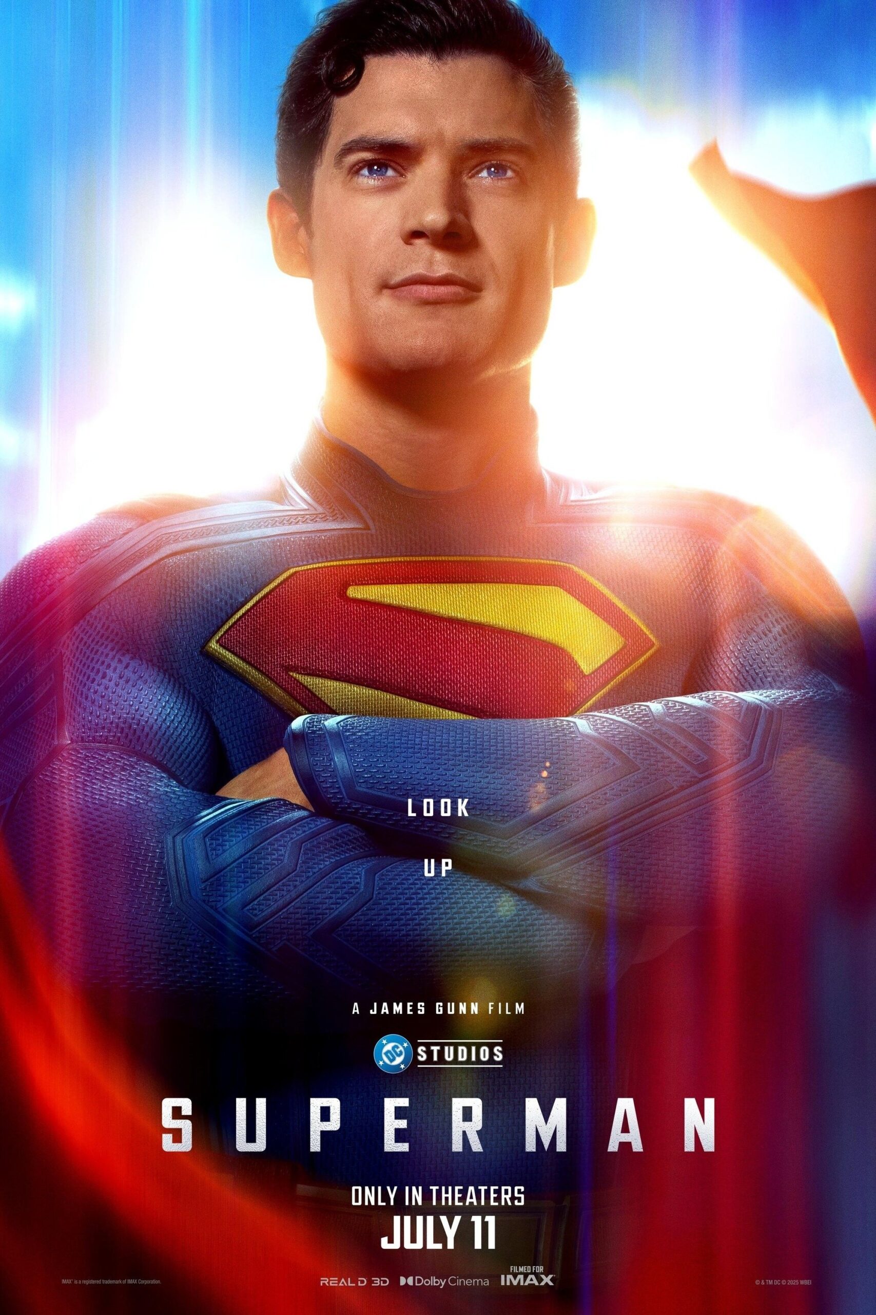 Superman 2025 official poster