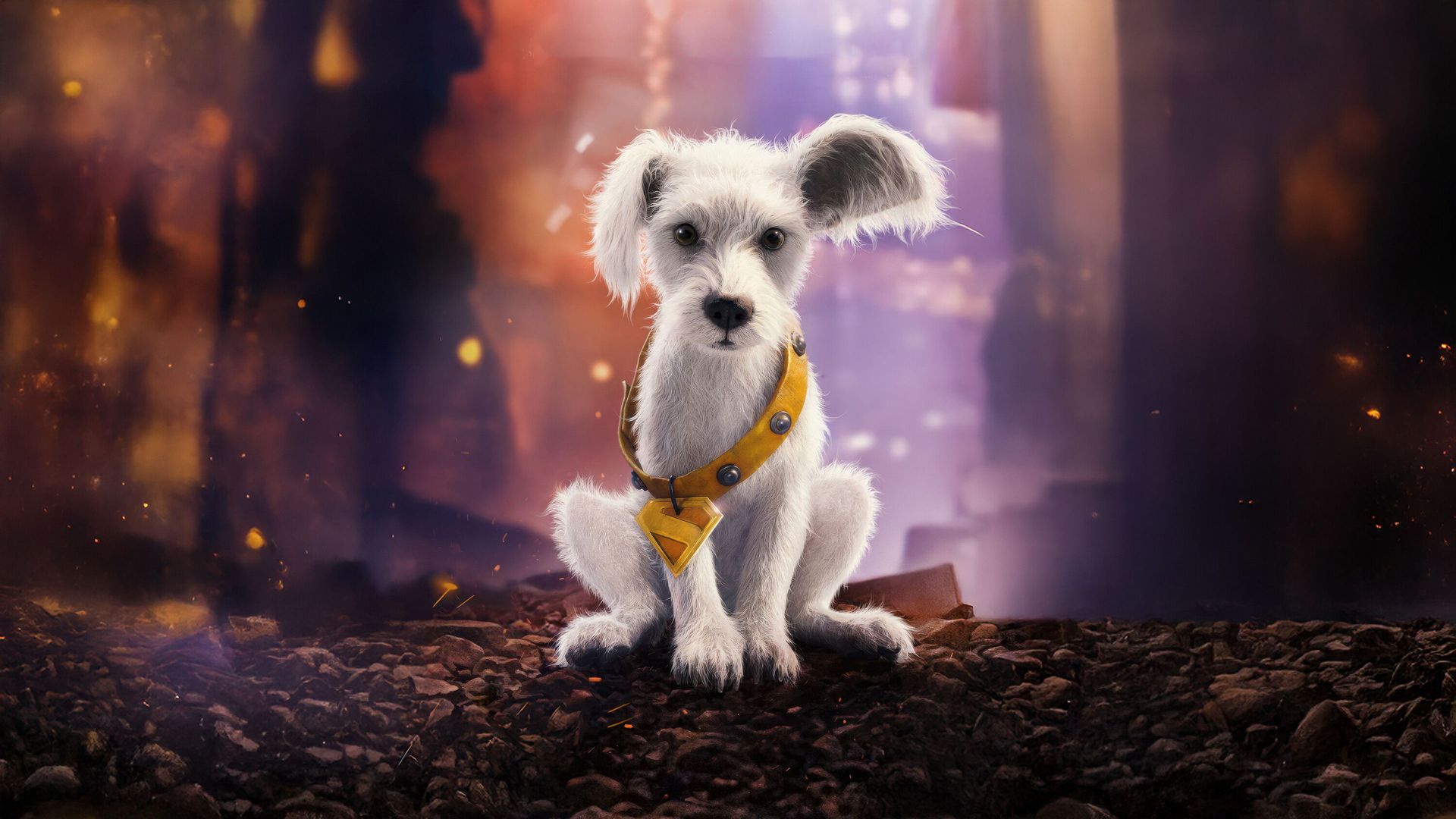 Krypto on the surviving fragment of Krypton in Supergirl