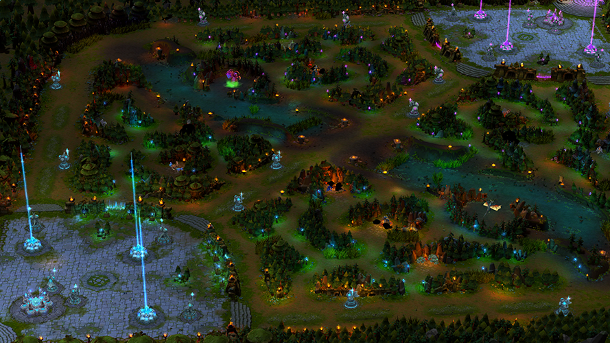 League of Legends Classic gameplay on the recreated 2013-era Summoner's Rift