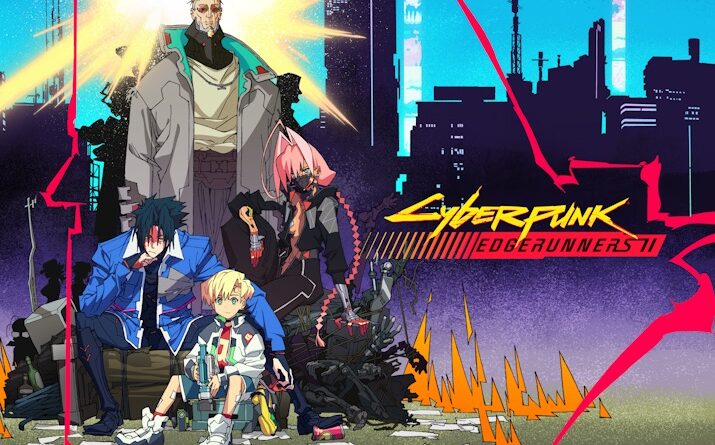 Cyberpunk: Edgerunners 2 key art with the new crew