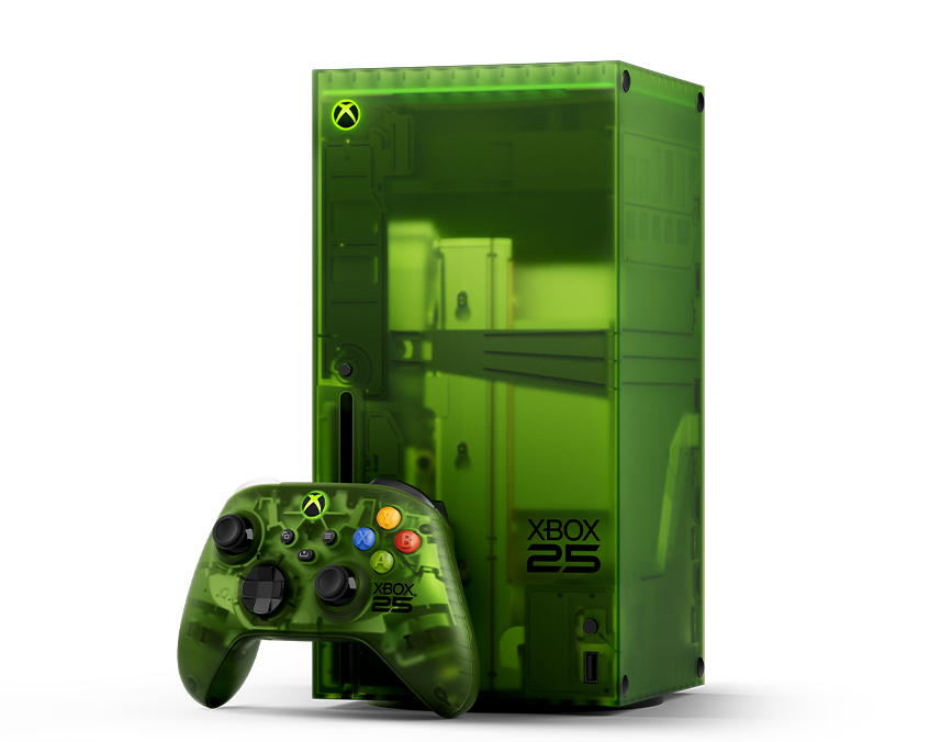 The Xbox Series X25 Limited Edition console with its matching wireless controller
