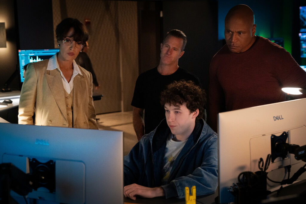 Jennifer Beals, Scott Caan, LL Cool J and Devin Druid in NCIS: New York
