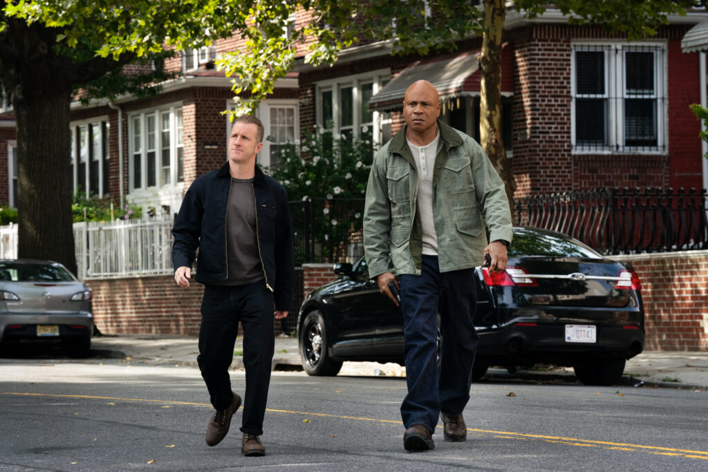 Scott Caan and LL Cool J as Nick Schaeffer and Sam Hanna in NCIS: New York