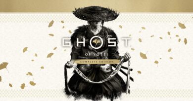 Key art for Ghost of Yotei Complete Edition showing the game's samurai protagonist Atsu