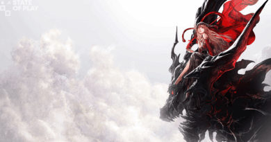Final Fantasy Resonance key art showing the party in HD-2D style