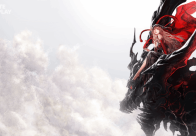 Final Fantasy Resonance key art showing the party in HD-2D style