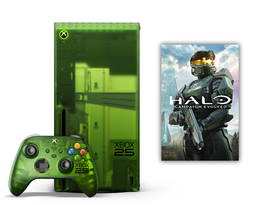 The Xbox Series X25 Limited Edition bundled with Halo: Campaign Evolved