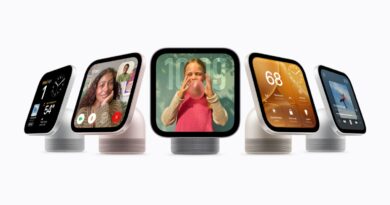 Apple HomeView smart display lineup in silver, starlight, rose pink and space gray