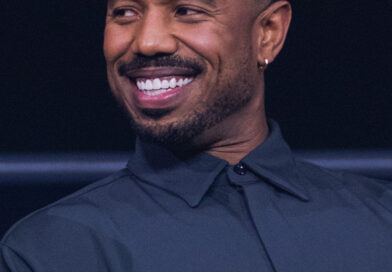 Michael B. Jordan at a Q&A for Sinners in Los Angeles