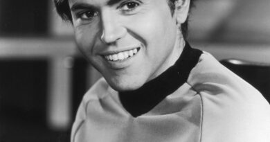 Walter Koenig as Ensign Pavel Chekov in a 1967 NBC publicity photo for Star Trek