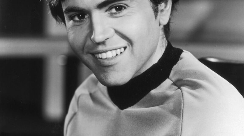 Walter Koenig as Ensign Pavel Chekov in a 1967 NBC publicity photo for Star Trek