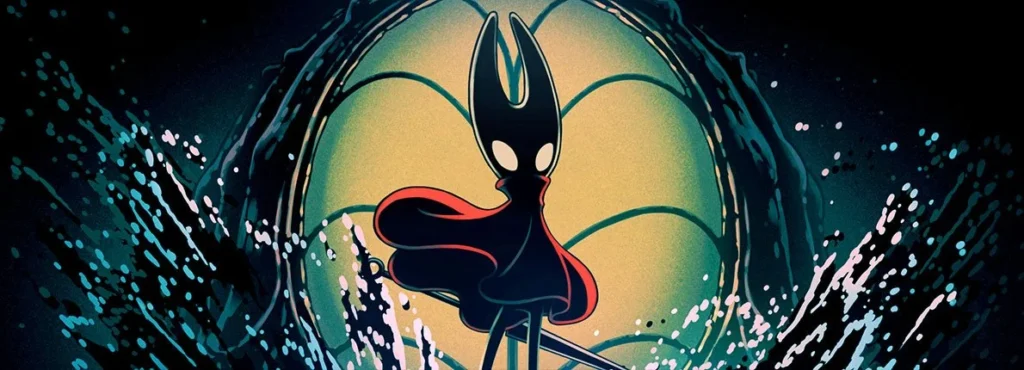 Official Hollow Knight: Silksong Sea of Sorrow expansion banner by Team Cherry