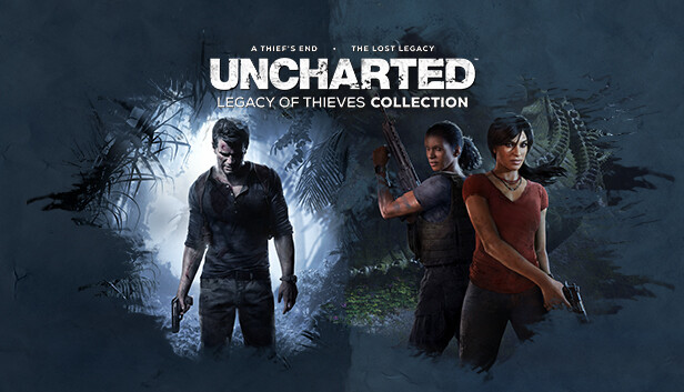Nathan Drake and Chloe Frazer in official Uncharted: Legacy of Thieves Collection artwork