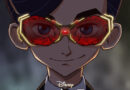 Key art for Disney's Artemis Fowl: The Animated Series showing Artemis Fowl wearing glowing fairy-tech glasses