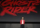 Ryan Gosling on stage in front of the Ghost Rider logo at San Diego Comic-Con 2026